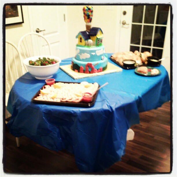 The party spread!